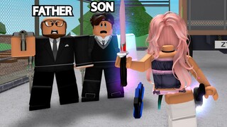 I Made a TOXIC Teamer Cry, AND His FATHER Joined..(Murder Mystery 2)