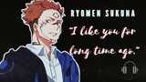 Ryomen Sukuna Confess His Feeling to You | Japanese Audio | Boyfriend ASMR (ENG-IND SUB)