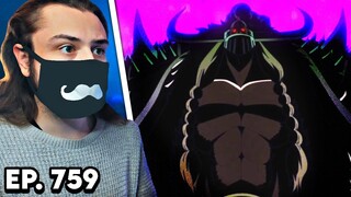 JACK IS A MONSTER... - One Piece Episode 759 REACTION