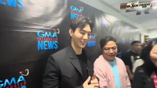 Kim Ji Soo, pinagkaguluhan sa GMA Network?! | Black Rider