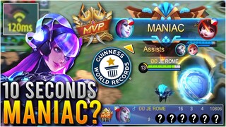 *WTF* Fastest Selena MANIAC Ever 😱 | MLBB