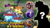 WHAT THE MOST POPULAR HERO CAN DO? | HIGH RANK MOST POPULAR HERO | MLBB