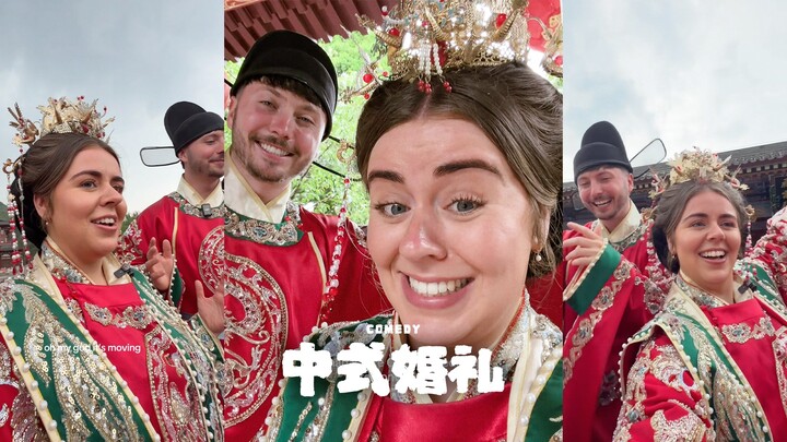 I accidentally threw a “fake Chinese-style wedding”‼️