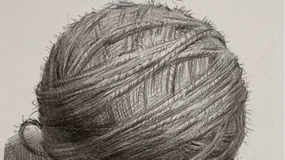 【静物素描】毛线球画法