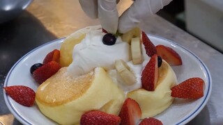 Bánh Pancake dâu tây #amthucduongpho