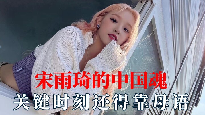 宋雨琦刻进DNA的中国魂，还得靠母语