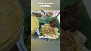 Paket Lengkap Sajian Lebaran Lontong Hemat Gas & Sayur Godog Labu Siam Ebi #sajianlebaran #lontong