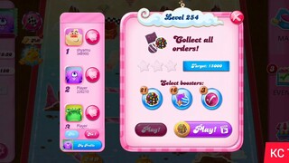 CANDY CRUSH SAGA LEVEL 254 (NEW VERSION)