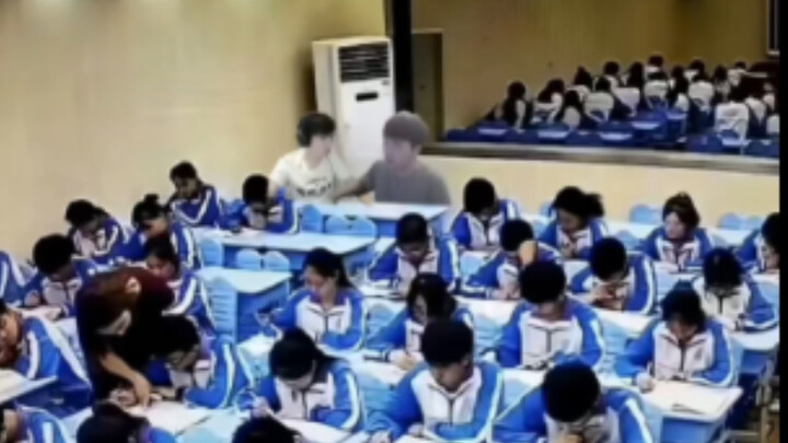 “The Back Row in High School Self-Study Class”