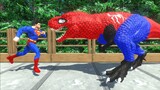 SUPERMAN DEATH RUN - Animal Revolt Battle Simulator