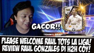 WELCOME RAUL ICON TOTS! GAS REVIEW RAUL ICON LA LIGA DI EVENT TOTS EASPORT FC MOBILE | PERKORO DUNYO