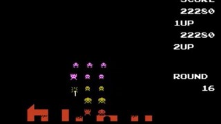 NES Space Invaders (NES) - 90 Levels