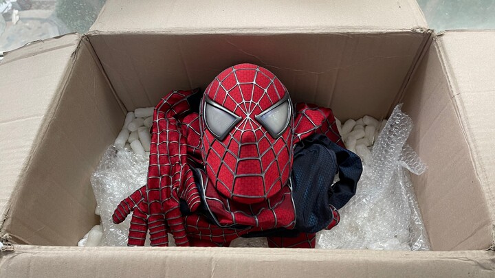 $5,500 Spider-Man suit, muscle suit out of the box