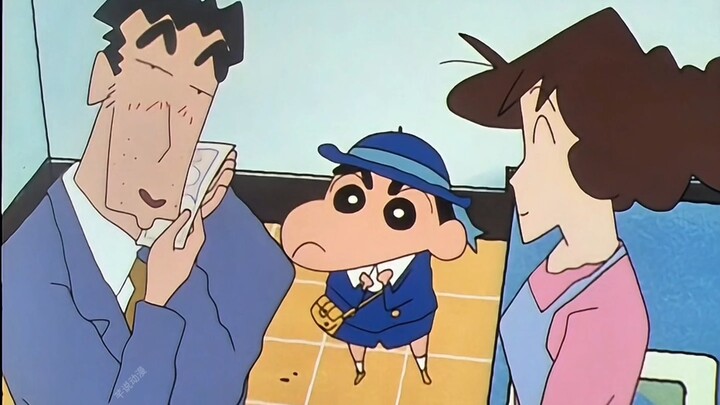 Crayon Shin‑chan: Hai người đàn ông chúng ta phải thề ước – chỉ khi nào Shin‑chan bị thương thì thế 