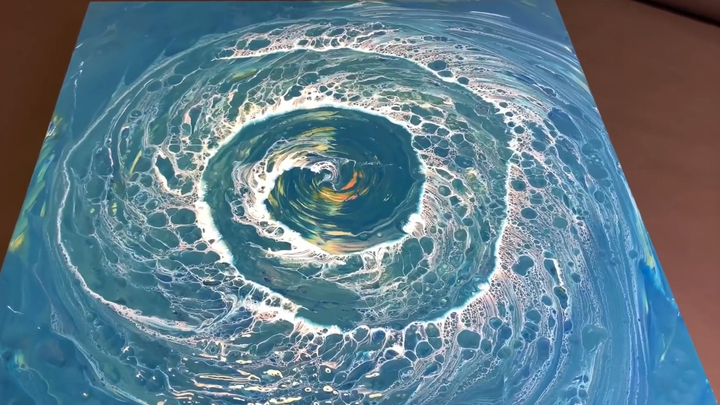 【فن السوائل】 أعطني خيطًا من القطن، وسأقدم لك بحرًا كاملًا ~