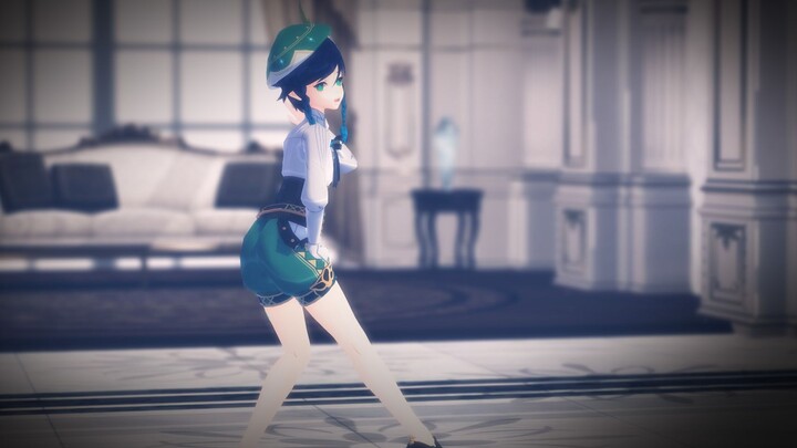 【原神MMD】信仰变质，巴巴脱丝（温迪good luck）