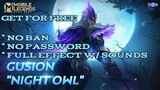 Unlock | Gusion Night Owl | Get for Free! | Mobile Legends: Bang Bang