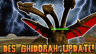 DES GHIDORAH IS HERE! | DES GHIDORAH UPDATE! | Roblox Kaiju Kewl