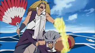 Ginkaku and Kinkaku vs Darui, Who were eaten by Kurama, Treasured Tools of the Sage of Six Paths