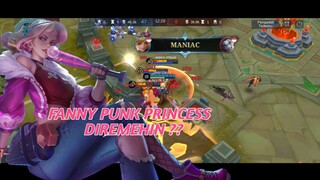 Fanny Punk Princess diremehin public? langsung kasih Maniac!! || Mobile legends bang bang