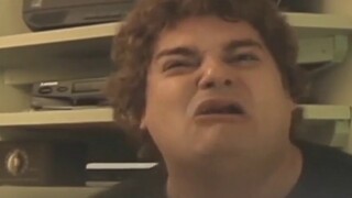 What did the man who punched through the screen see?