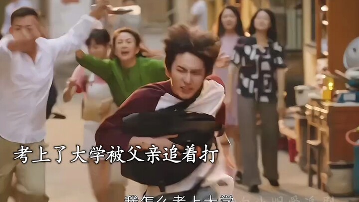 Son gets into college after the exam, but Dad still chases him with a beating—Mom’s reaction is hila