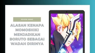 Alasan kenapa momoshiki menjadikan Boruto sebagai wadah dirinya??