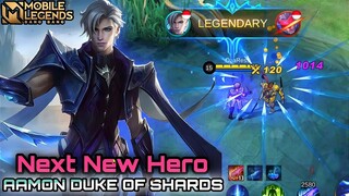 Next New Hero Aamon Duke of Shards Gameplay - Mobile Legends Bang Bang