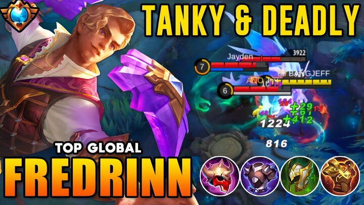 TANKY & DEADLY!! FREDRINN BEST BUILD 2023 - MOBILE LEGENDS [ BUILD TOP GLOBAL FREDRINN ]