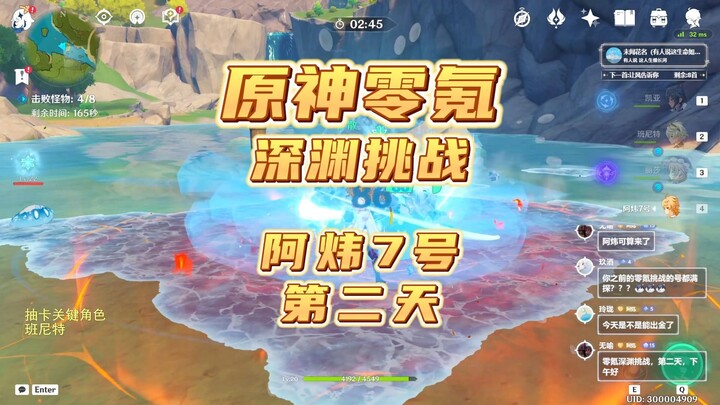 4.4 Genshin Impact No-Spend Abyss Challenge, Day 2! Genshin Impact Speedrun Edition