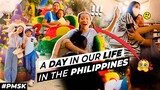 OUR FAMILY IN THE PHILIPPINES | NAHULI NG PULIS! | ENCHANTED KINGDOM | MEET UP WITH FRIENDS | #pmsk