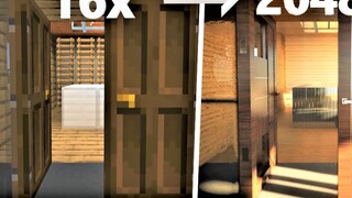 [MC/4k/60fps] Bạn có nhận ra khối này là gì không? Real World Texture 2020 v0.47 Cập nhật nhiều cửa 