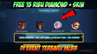 CARA MENDAPATKAN 15 RIBU DIAMOND + SKIN GRATIS MOBILE LEGENDS | MOBILE LEGENDS BANG BANG