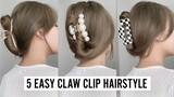 5 EASY CLAW CLIPS HAIRSTYLE | Trendiest Hairstyle 2022!!