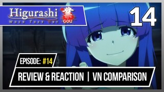 Higurashi Gou: Episode 14 | Review, Reaction & VN Comparison! - Killing Loopers