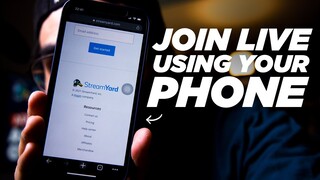 How to JOIN in Streamyard using PHONE! Guest in Streamyard in MOBILE!