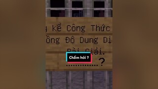 Chơi game mà cũng không thoát nổi môn hoá 🗿🤣 minecraft