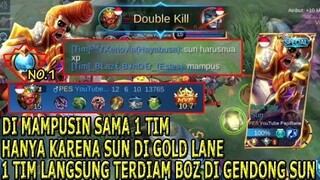 DIKATA2IN KARENA SUN MINTA GOLD LANE AKHIRNYA SEMUA TERDIAM DIGENDONG MONYET