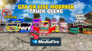 GTA SA LITE MOD TRUCK OLENG || ADA GARASINYA GRAFIK REALISTIC TERBARU 2021