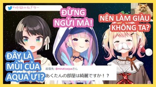 Subaru & Nene đột nhiên ngửi tủ quần áo khiến Aqua hoảng loạn [Hololive Việt Sub]