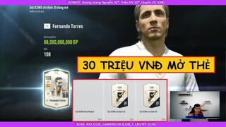 Đầu tư 30 Triệu VNĐ chơi event mở 15 thẻ ICONS săn Ronaldo "béo" ICON