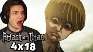 THIS IS MADNESS!! | Attack on Titan Season 4 Episode 18 REACTION!!