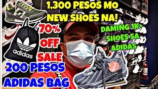 70% OFF 200 PESOS ADIDAS BAG AT 1,300 PESOS BRAND NEW SHOES NA DAMING 1K + NA ADIDAS SHOES PANALO!