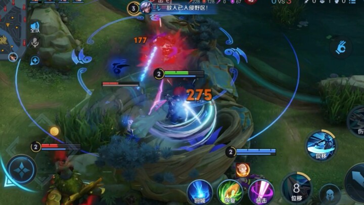 The Han Xin hero has a skill ceiling, but the players who wield him do not.