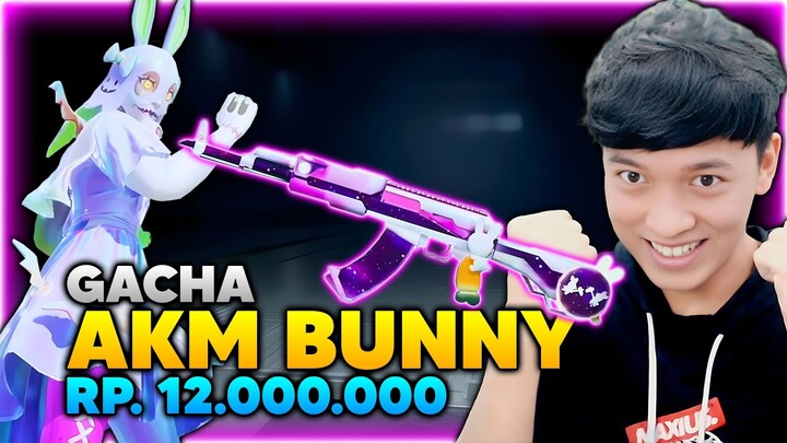 TOP UP SENILAI RP 12.000.000 ?! NEKAT GACHA SKIN PREMIUM CRATE AKM BUNNY KEREN BANGET! - PUBG MOBILE