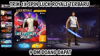 1x spin !! trik spin free fire tales spesial | spin lucky royale terbaru