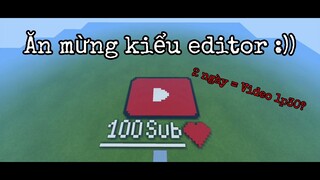 Minecraft Drop Edit: Ăn mừng 100 subscribe.