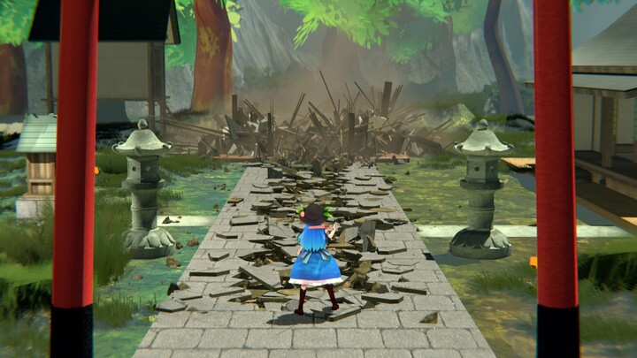 【Animasi Touhou】Muncul, Pedang Fantasi Merah!