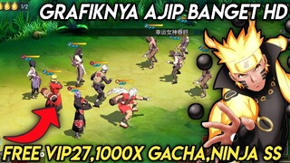 KEREN BANGET HD GAME NARUTO TERBARU FREE VIP27 & 1000X GACHA