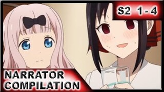 Kaguya Sama Love is War || Narrator Compilation || Season 2 DUB (Episode 1-4)